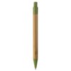 Ball pen bamboe met tarwestro