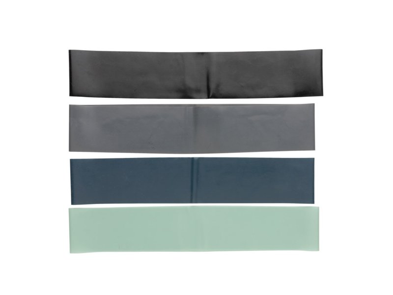 4-delige elastische fitnessbanden in etui 4-delige elastische fitnessbanden in etui