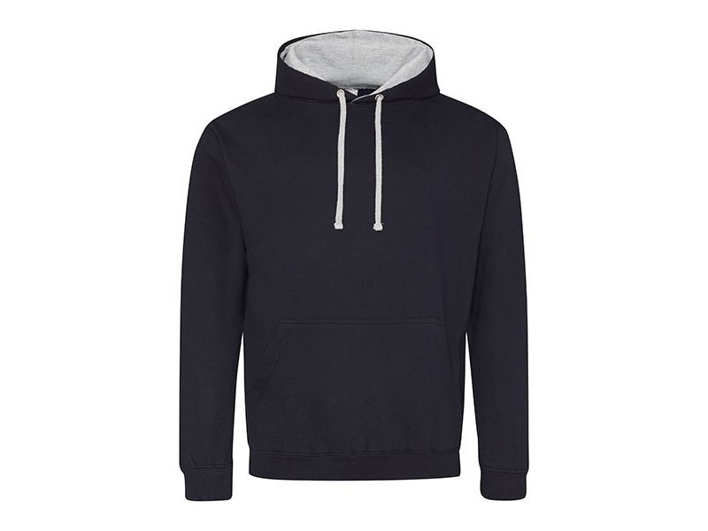 Hooded sweater met kleurige accenten, goedkoop bedrukken van sweaters Hooded sweater met kleurige accenten, goedkoop bedrukken van sweaters