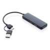 RCS gerecyclede plastic USB-hub met dual input RCS gerecyclede plastic USB-hub met dual input