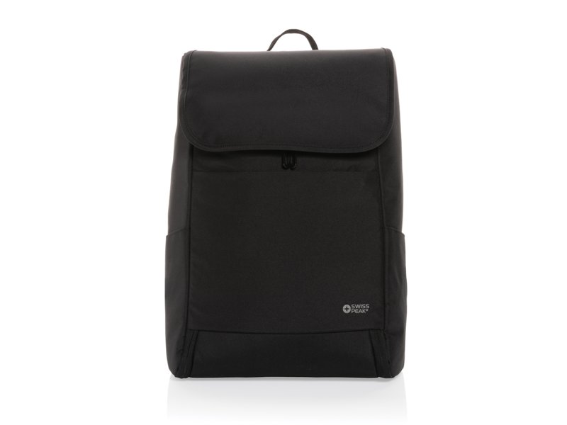 Swiss Peak Fern AWARE™ RPET allover zip 15" laptop rugzak