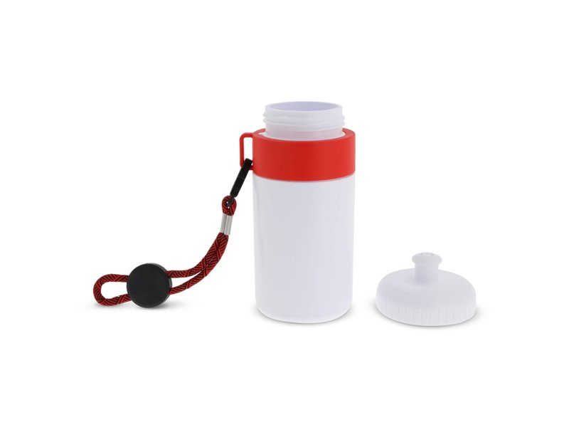 Bidon met rand en koord 500ml Bidon met rand en koord 500ml