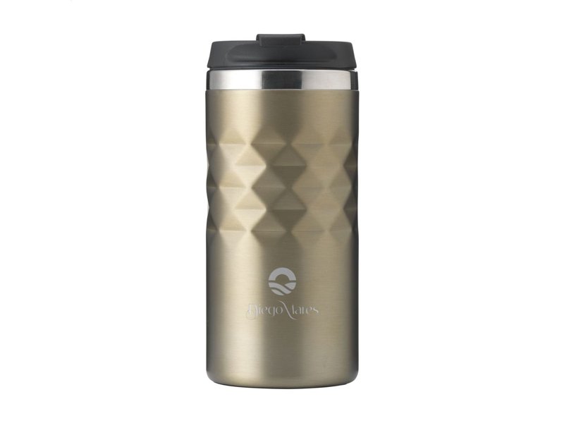 Geometric Mug RCS Recycled Steel 280 ml thermosbeker Geometric Mug RCS Recycled Steel 280 ml thermosbeker