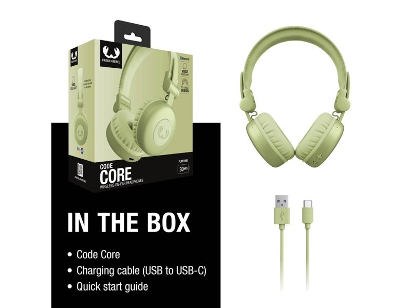 3HP1000 I Fresh 'n Rebel Code Core-Wireless on-ear Headphone 3HP1000 I Fresh 'n Rebel Code Core-Wireless on-ear Headphone