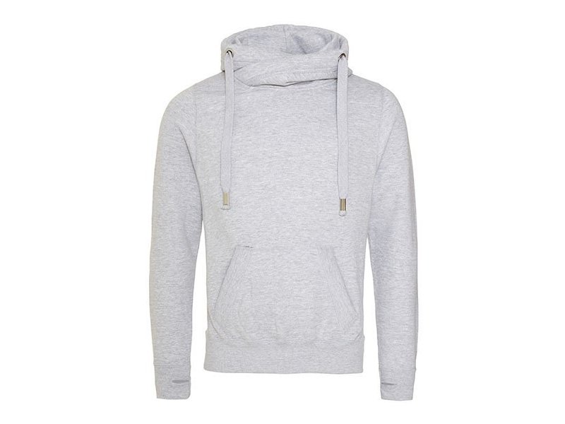 Just Hoods - Cross Neck Hoodie Just Hoods - Cross Neck Hoodie