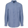 Kariban Heren oxford overhemd lange mouwen