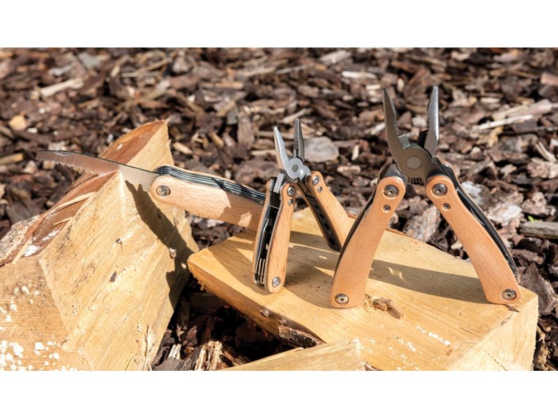 Mini houten multitool