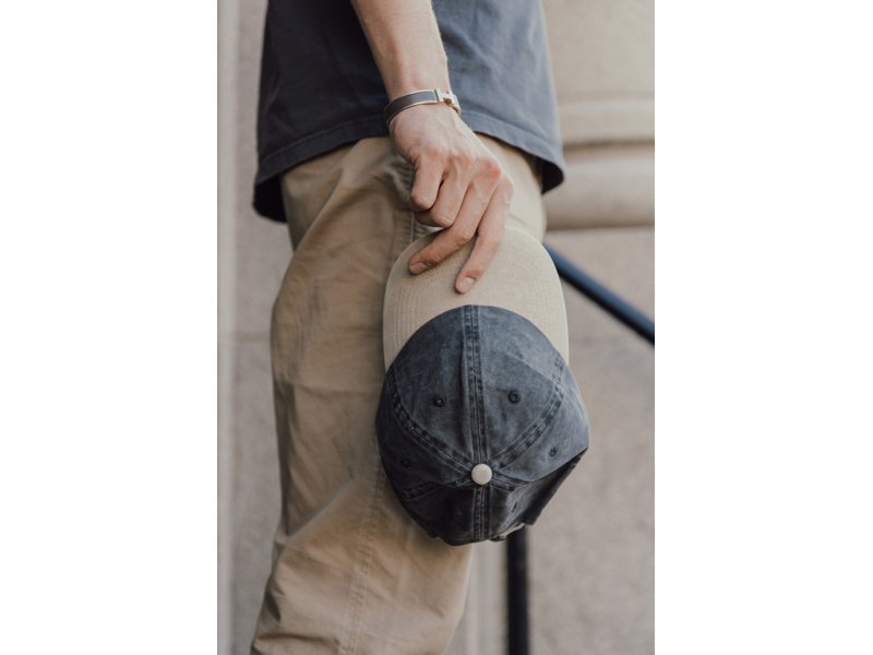 BEAU AWARE™ Washed 6 panel twill two tone cap BEAU AWARE™ Washed 6 panel twill two tone cap