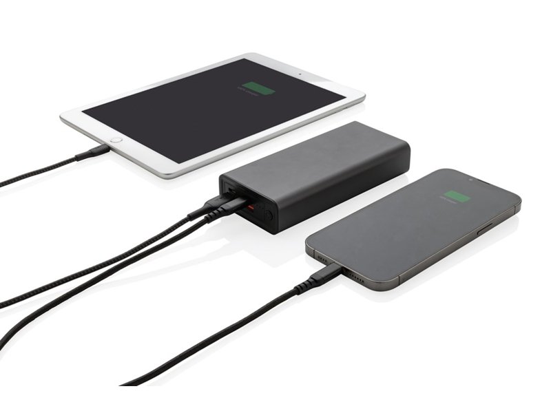 Terra RCS gerecyclede 20W aluminium powerbank 20.000 mAh