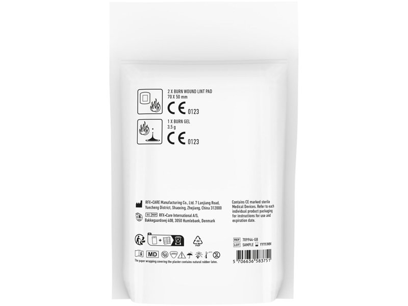 MiniKit Brandwonden eerste hulp set met papieren stazak