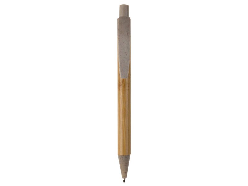 Ball pen bamboe met tarwestro