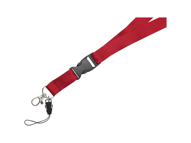 Sagan lanyard met afneembare gesp en telefoonhouder