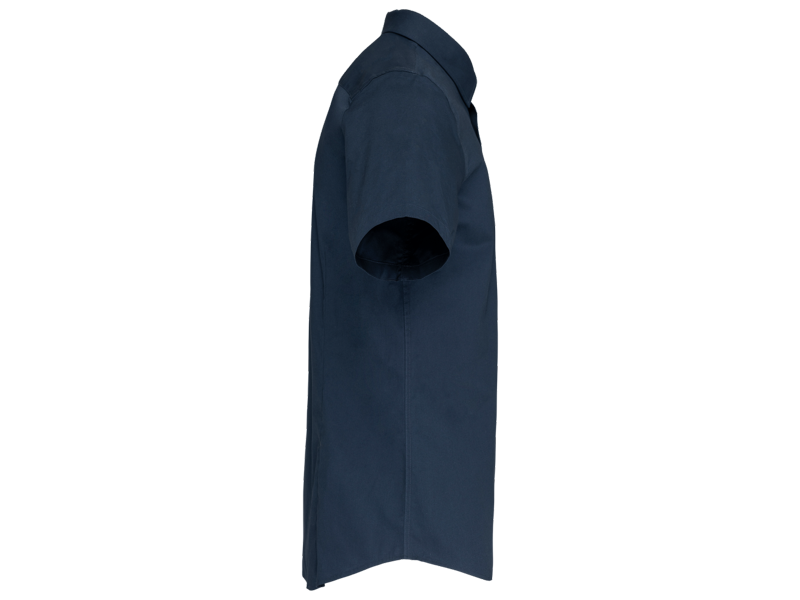 Kariban Heren stretch overhemd korte mouwen