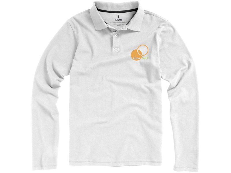 Lange mouwen heren polo » Elevate Oakville | Promotieartikelen