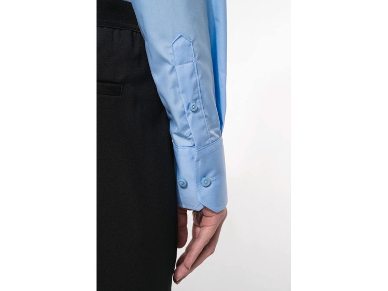 Kariban Damespilootoverhemd lange mouwen