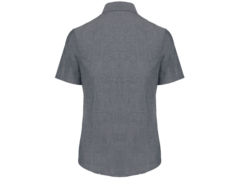 Kariban Dames oxford blouse korte mouwen Kariban Dames oxford blouse korte mouwen