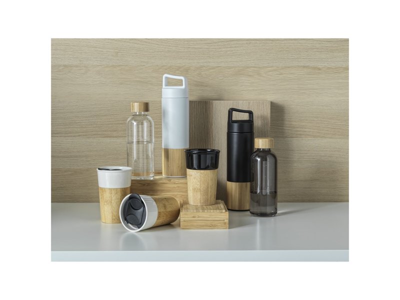 Torne koperen vacuüm geïsoleerde roestvrijstalen fles van 540 ml met bamboe buitenwand Torne koperen vacuüm geïsoleerde roestvrijstalen fles van 540 ml met bamboe buitenwand