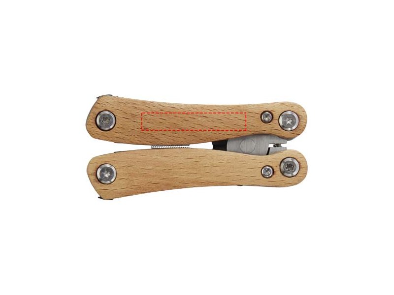 Anderson middelgrote houten multitool met 12 functies