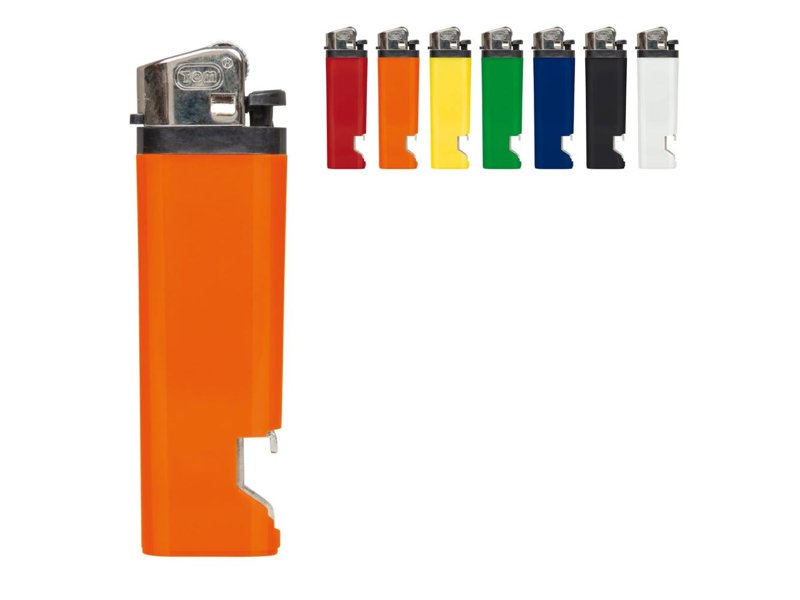 Wegwerpaansteker met flesopener