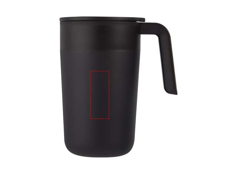 Nordia 400 ml dubbelwandige gerecyclede mok Nordia 400 ml dubbelwandige gerecyclede mok