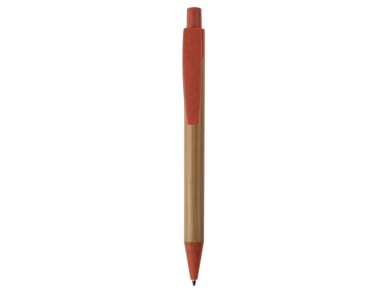 Ball pen bamboe met tarwestro
