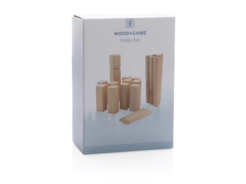 Houten kubb set Houten kubb set