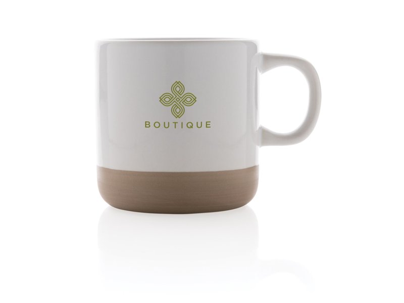 Geglazuurde keramische mok Geglazuurde keramische mok