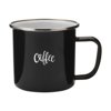 Retro Silver Emaille Mok 350 ml