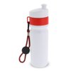Sportfles met rand en koord 750ml Sportfles met rand en koord 750ml