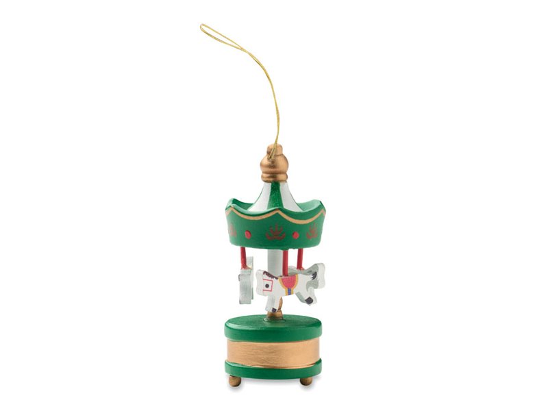 Houten carrousel ornament