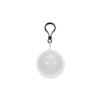 Bal met regenponcho