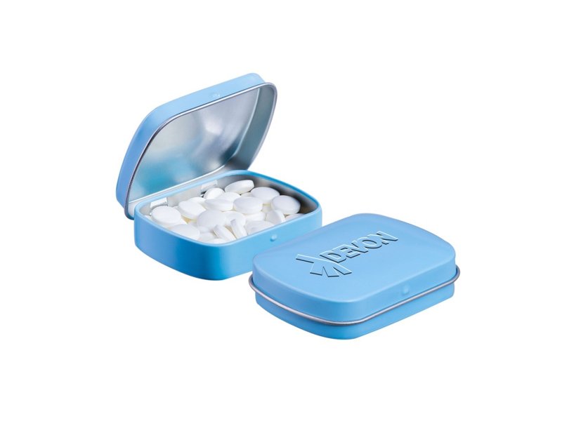 Mini scharnierblikje embossing