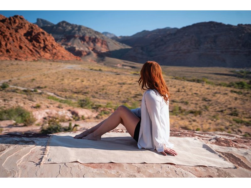 UKIYO Aware™ Keiko effen hammam handdoek