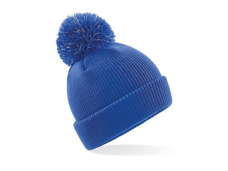 Beechfield - Junior Reflective Bobble Beanie Beechfield - Junior Reflective Bobble Beanie