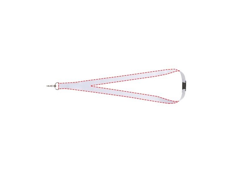 Addie gerecyclede PET lanyard - dubbelzijdige sublimatie