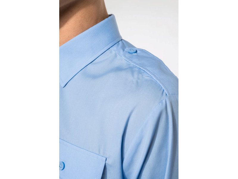 Kariban Herenpilootoverhemd lange mouwen Kariban Herenpilootoverhemd lange mouwen