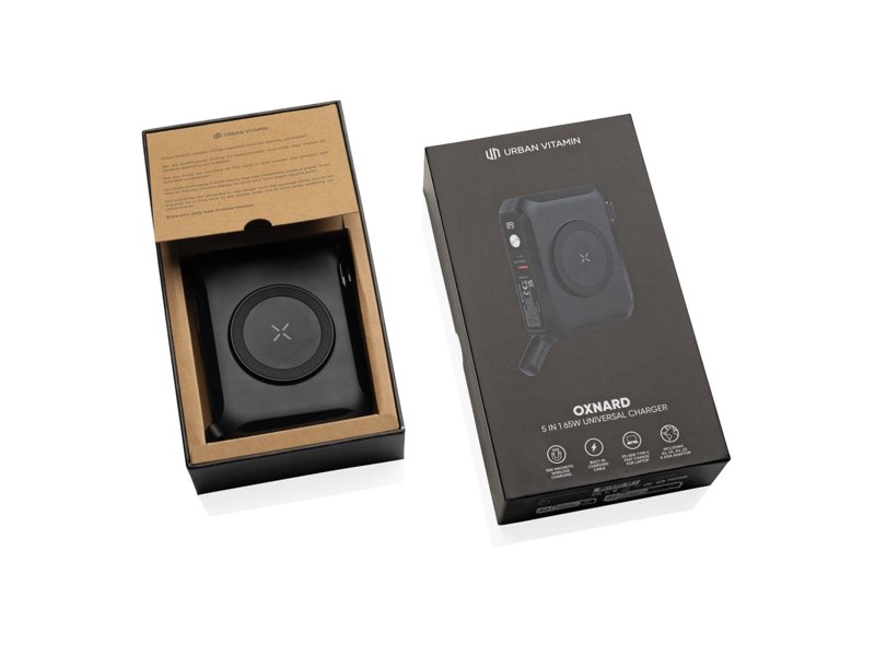 Urban Vitamin Oxnard 5 in 1 65W universele oplader Urban Vitamin Oxnard 5 in 1 65W universele oplader