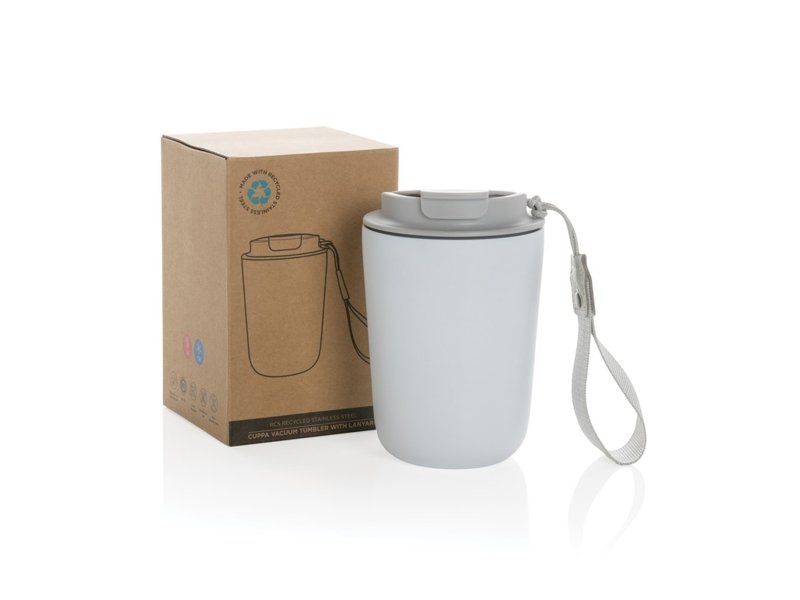 Cuppa gerecycled rvs vacuümbeker met koord Cuppa gerecycled rvs vacuümbeker met koord