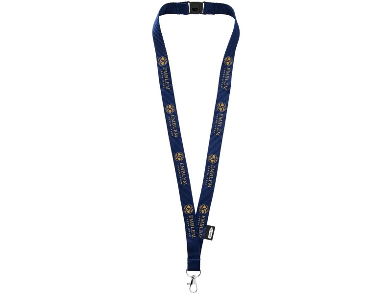 Tom gerecyclede PET lanyard met veiligheidssluiting