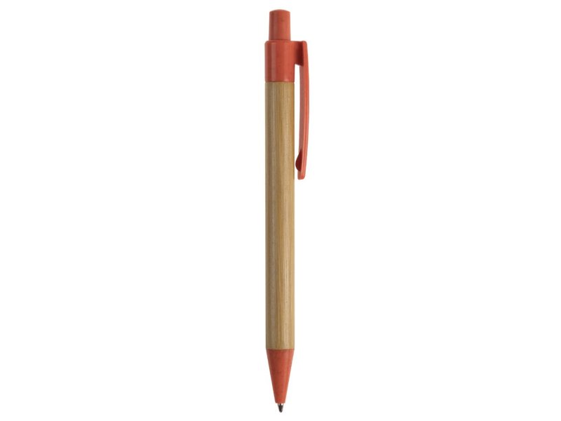 Ball pen bamboe met tarwestro