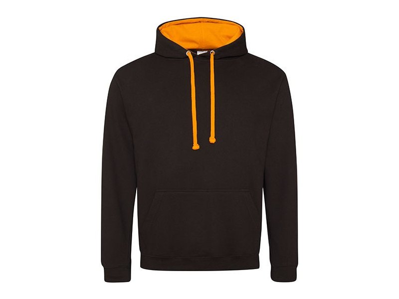 Hooded sweater met kleurige accenten, goedkoop bedrukken van sweaters Hooded sweater met kleurige accenten, goedkoop bedrukken van sweaters