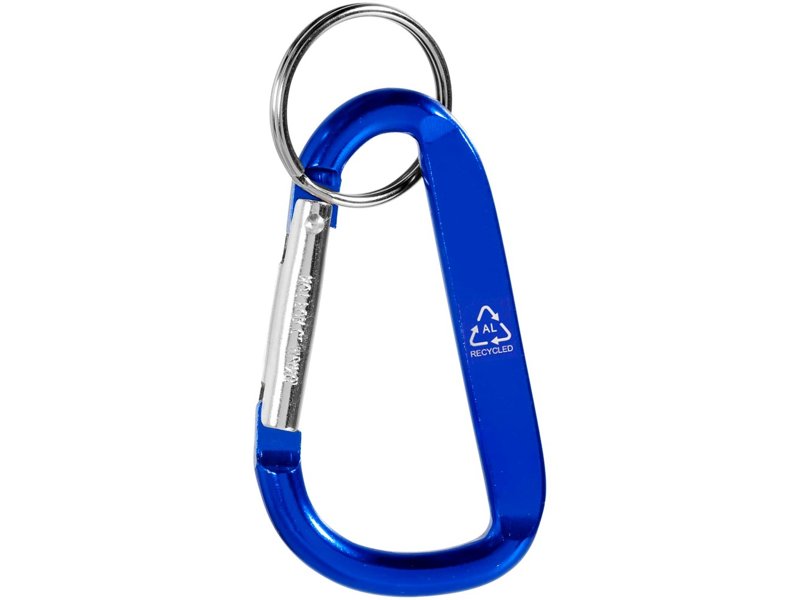Timor sleutelhanger van gerecycled aluminium met karabijnhaak Timor sleutelhanger van gerecycled aluminium met karabijnhaak