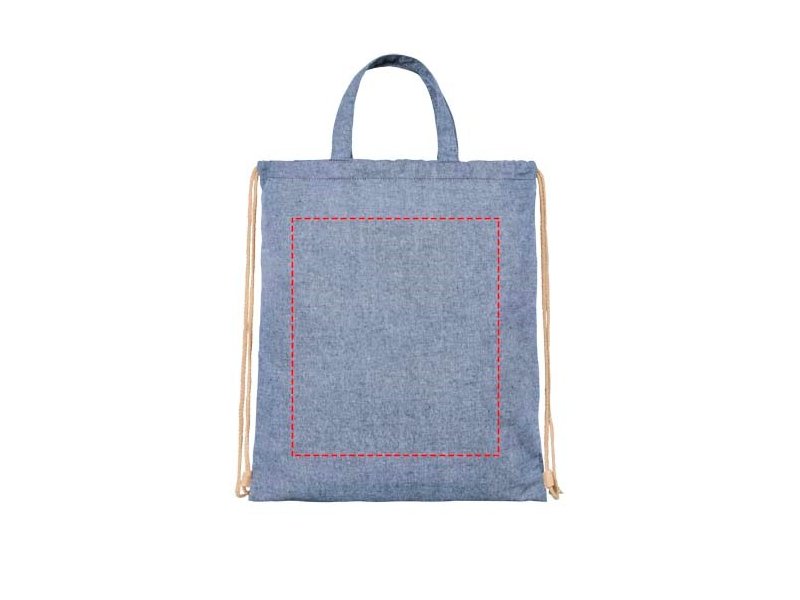 Pheebs 210 g/m² gerecyclede rugzak met trekkoordsluiting 6L Pheebs 210 g/m² gerecyclede rugzak met trekkoordsluiting 6L