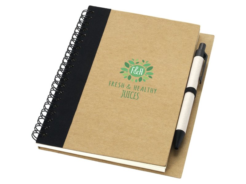 Notitieboekjes van recycle materiaal, al vanaf 100 stuks leverbaar Notitieboekjes van recycle materiaal, al vanaf 100 stuks leverbaar