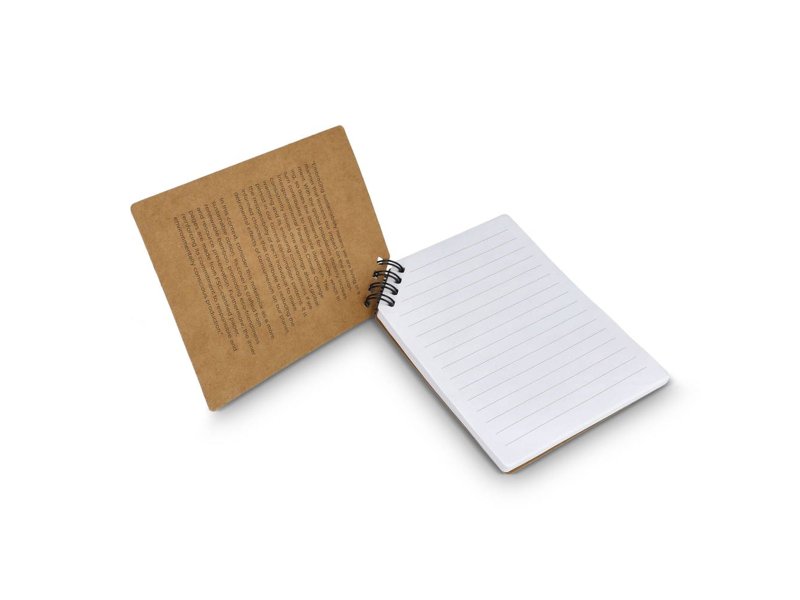 Notitieboek bamboe hoekgebonden A6 Notitieboek bamboe hoekgebonden A6