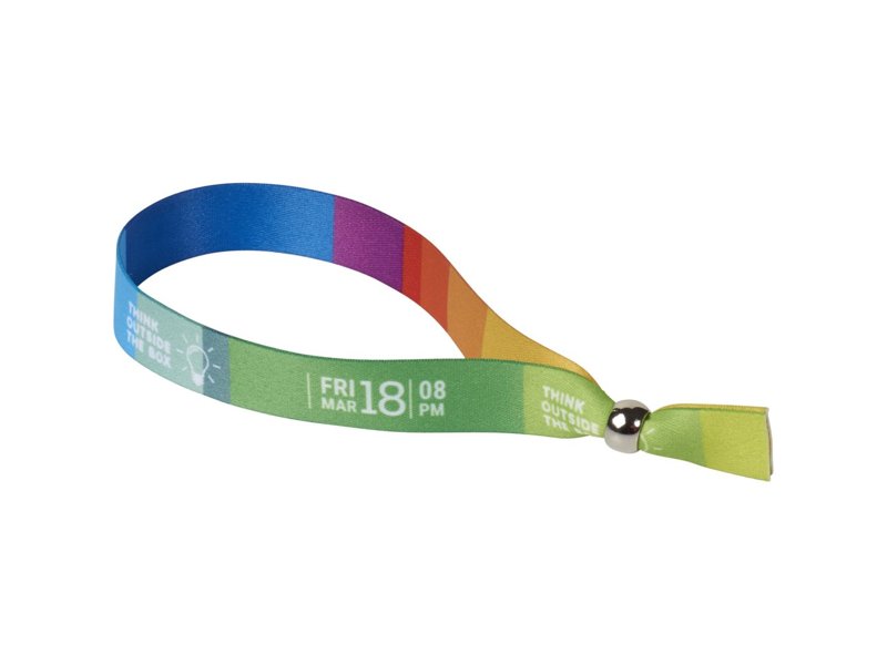 Evi polsband met 2 zijden sublimatie met metalen sluiting