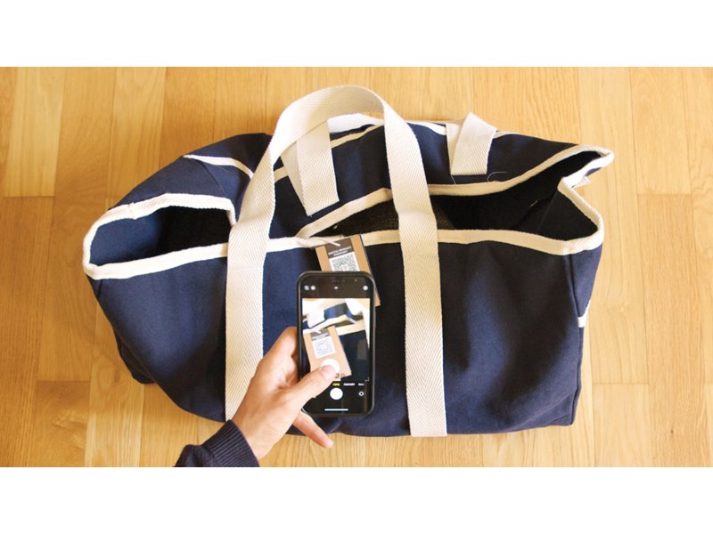 VINGA canvas strandtas Volonne