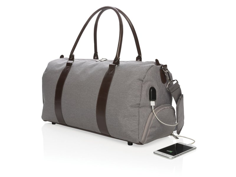 Weekendtas met USB oplaadpunt Weekendtas met USB oplaadpunt