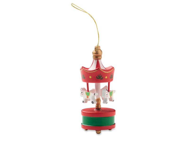 Houten carrousel ornament