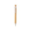 Bamboe pen met tarwestro clip Bamboe pen met tarwestro clip